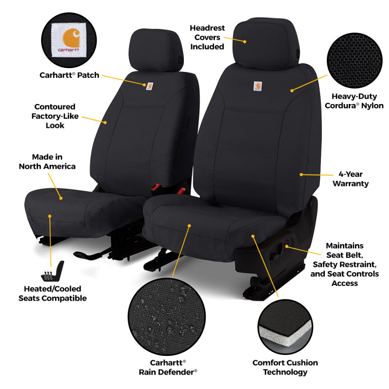 GTJ4551ABCOBK Carhartt Seat Cover Jeep Wrangler 24-25