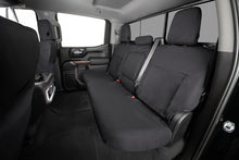 Load image into Gallery viewer, Covercraft SS7527PCCH SeatSaver Polycotton second row seat cover in Charcoal on a split rear bench, view 2