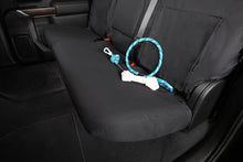 Load image into Gallery viewer, Covercraft SS7527PCCH SeatSaver Polycotton second row seat cover in Charcoal on a split rear bench, view 4