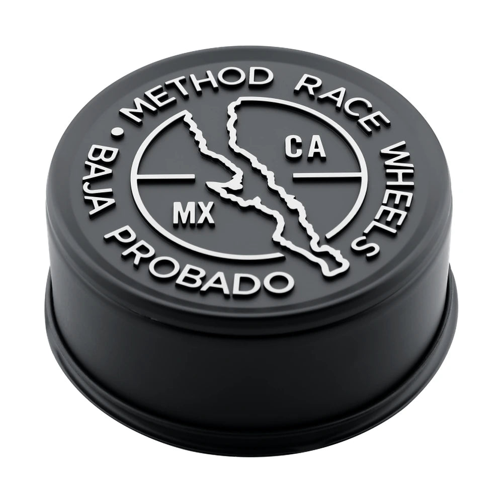 Method CP-BAJA108P-B BAJA 108 mm Push-Through Center Cap, Black, Primary Product View 1