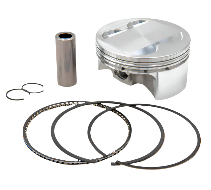 CP Piston & Ring Set for Nissan SR20DE w/ Turbo - Bore (86.5mm) - Size (.5mm) - 8.5:1 - CP Pistons CPPSC7327PVD