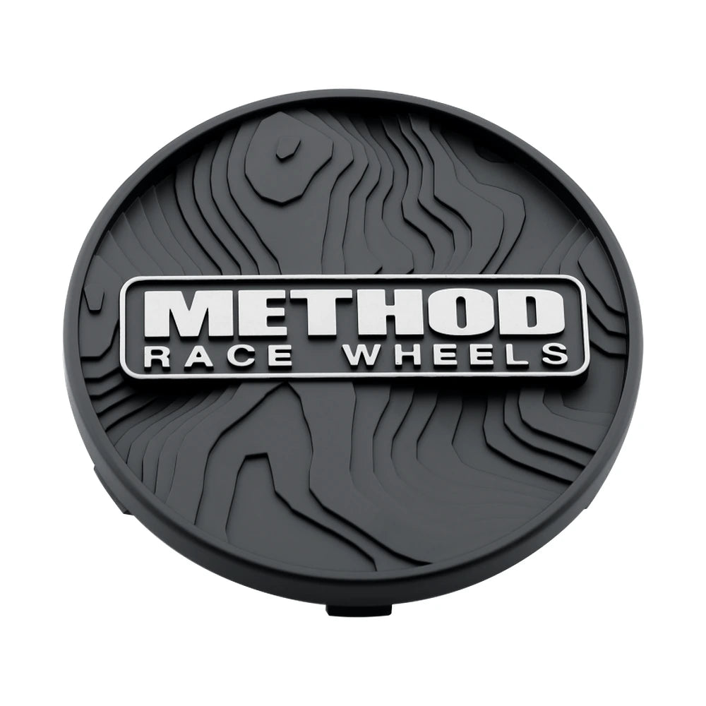 Method CP-TOPO107S-B TOPO 107 mm Snap-In Center Cap, Black, Primary Product View 1