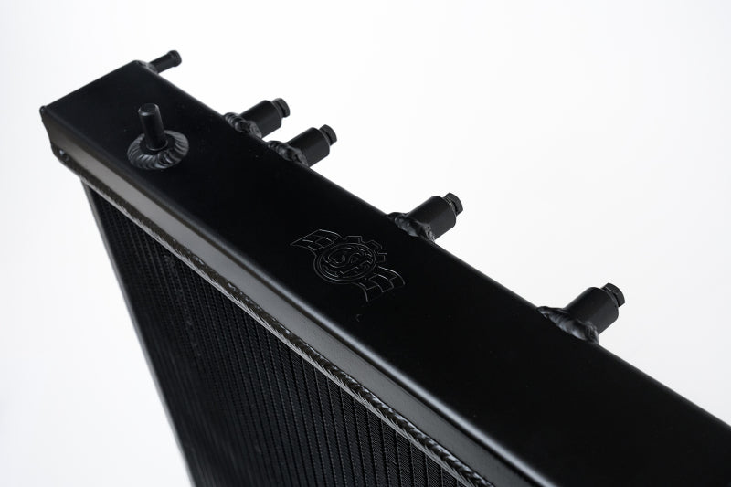 CSF 02-07 Subaru WRX/STI Radiator - Black Finish - Black Ops Auto Works