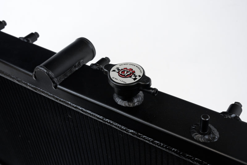 CSF 02-07 Subaru WRX/STI Radiator - Black Finish - Black Ops Auto Works