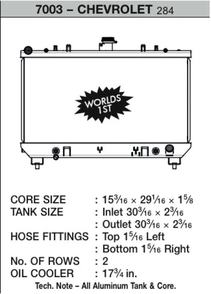 CSF 10-12 Chevrolet Camaro V8 Radiator - Black Ops Auto Works