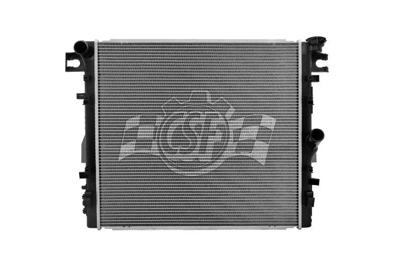 CSF 12-18 Jeep Wrangler 3.6L OEM Plastic Radiator - Black Ops Auto Works