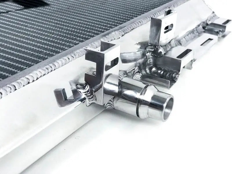 CSF 2015+ Mercedes Benz C63 AMG (W205) Front Mount Heat Exchanger w/Rock Guard - Black Ops Auto Works