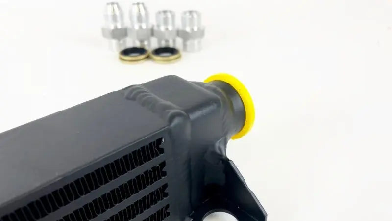 CSF 82-94 BMW 3 Series (E30) High Performance Oil Cooler w/-10AN Male & OEM Fittings - Black Ops Auto Works
