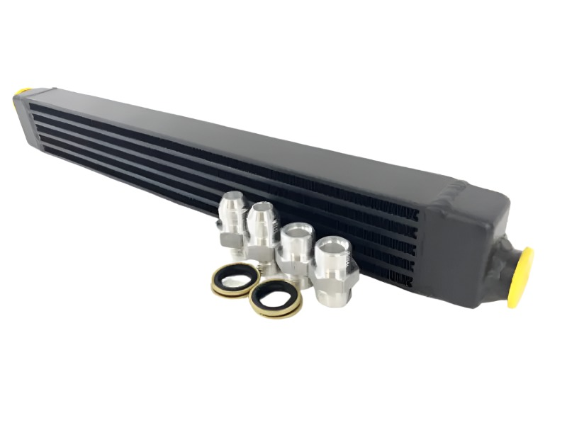CSF 82-94 BMW 3 Series (E30) High Performance Oil Cooler w/-10AN Male & OEM Fittings - Black Ops Auto Works