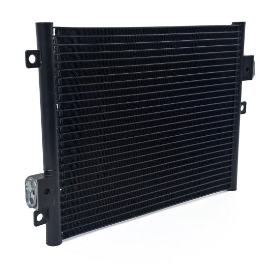 CSF 8394 satin black A/C condenser full front view