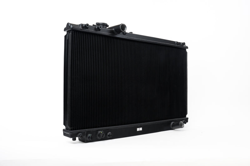 CSF 93-98 Toyota MK4 Supra Radiator - Black Finish - Black Ops Auto Works