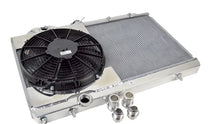 Load image into Gallery viewer, CSF 96-07 Mitsubishi Evo 4/5/6/7/8/9 Full-Slim Radiator w/12in Fan &amp; Shroud/-16AN &amp; Slip On Fitting - Black Ops Auto Works