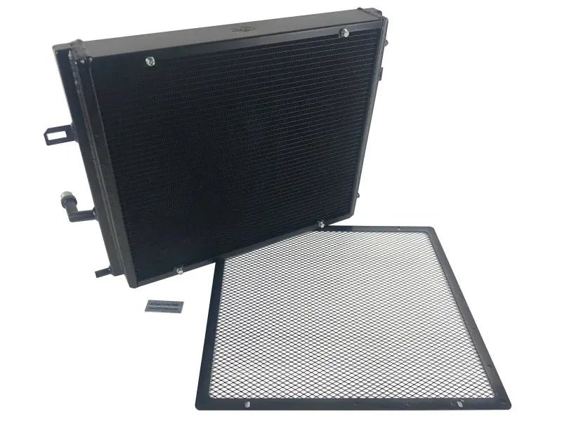CSF BMW B58/B48 Front Mount Triple-Pass Heat Exchanger w/Rock Guard - Black - Black Ops Auto Works