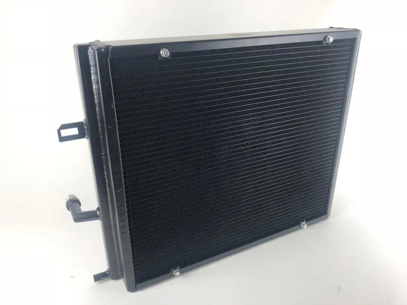 CSF BMW B58/B48 Front Mount Triple-Pass Heat Exchanger w/Rock Guard - Black - Black Ops Auto Works