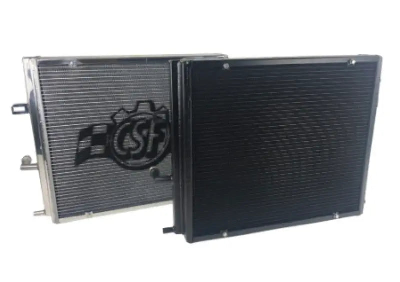 CSF BMW B58/B48 Front Mount Triple-Pass Heat Exchanger w/Rock Guard - Black - Black Ops Auto Works