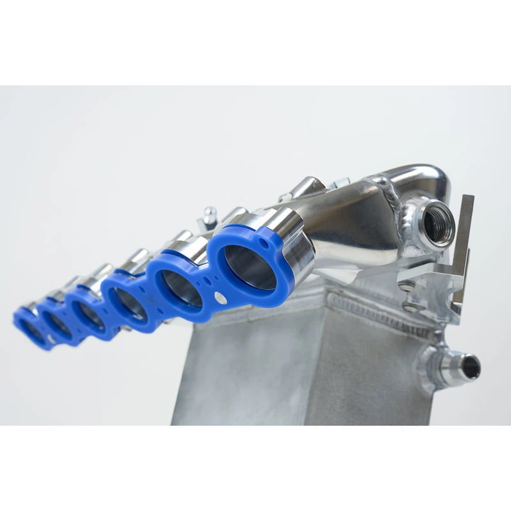 CSF BMW M2/M3/M4 S58 Comp &amp; Non-Comp (G8X) Charge-Air Cooler Manifold - Thermal Dispersion Black - Black Ops Auto Works