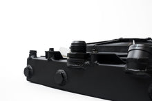 Load image into Gallery viewer, CSF Universal Half Radiator w/-16AN &amp; Slip-On Fittings/12in SPAL Fan &amp; Shroud - Black Finish - CSF 2858XB