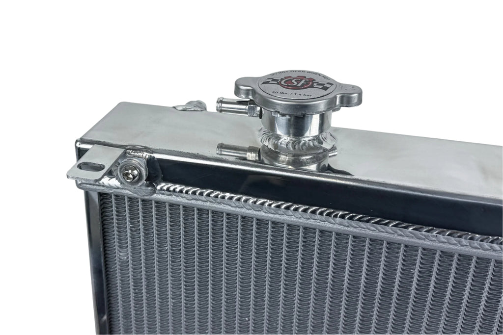 CSF 03-07 Mitsubishi Lancer EVO 7/8/9 1/2 Size Radiator - Polished - CSF 7228