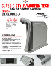 Load image into Gallery viewer, CSF 70-72 Porsche 914.6 / 70-76 Porsche 914 w/ Flat 6 Conversion Engine Oil Cooler - CSF 8260