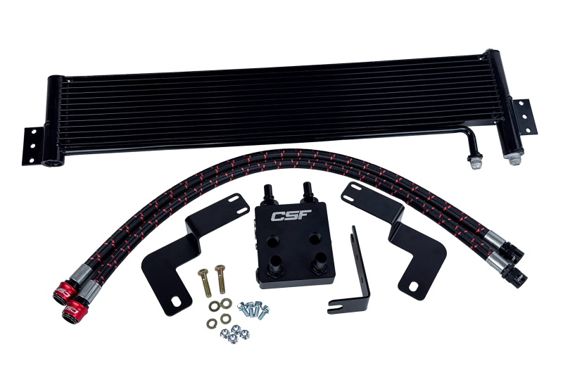 CSF 2021+ Ford Bronco 2.7L EcoBoost External Transmission Oil Cooler Kit - CSF 8350