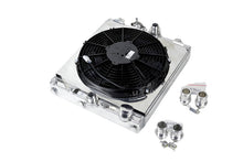 Load image into Gallery viewer, CSF Universal Half Radiator w/-16AN &amp; Slip-On Fittings/12in SPAL Fan &amp; Shroud - Black Ops Auto Works