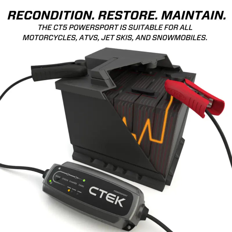 CTEK Battery Charger - CT5 Powersport - 2.3A - Black Ops Auto Works