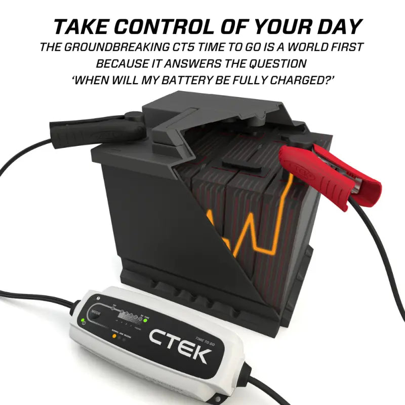 CTEK Battery Charger - CT5 Time To Go - 4.3A - Black Ops Auto Works