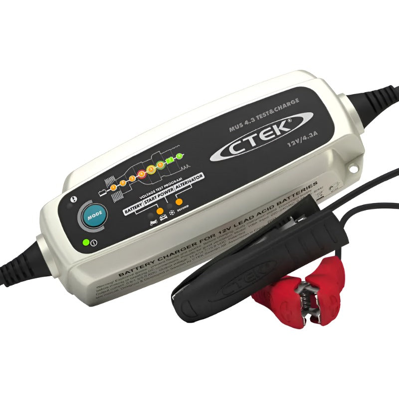 CTEK Battery Charger - MUS 4.3 Test & Charge - 12V - Black Ops Auto Works
