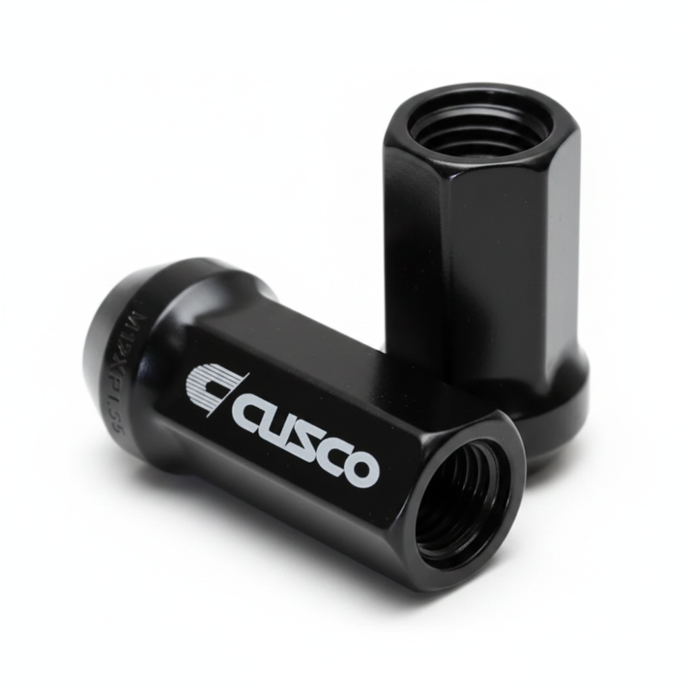 Cusco CUS00B 738 12520B Wheel Lug Nut Set - M12 x P1.25mm - Black (20pcs) image 1