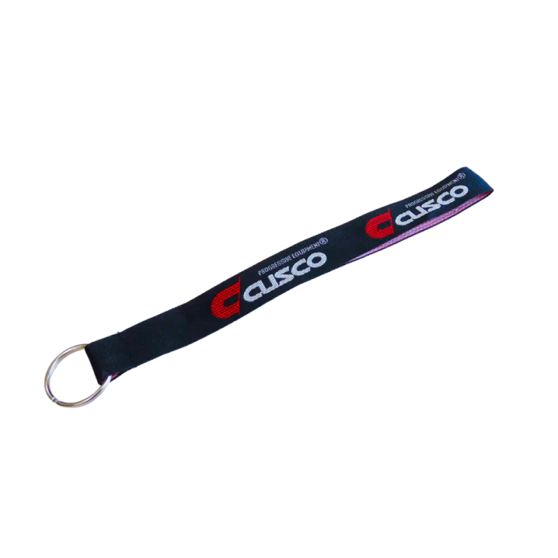 Cusco Keychain with Ring - Black Strap with Cusco Logo Cusco CUSCUS KYR BK