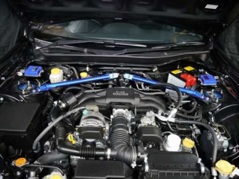 Cusco PowerBrace Strut Support Fr Strut to Firewall 35mm OD Non-Adj Subaru BRZ/Toyota 86/Scion FR-S - Black Ops Auto Works