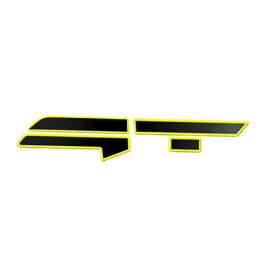 Custom KIA GT badge full view OEM paint matched