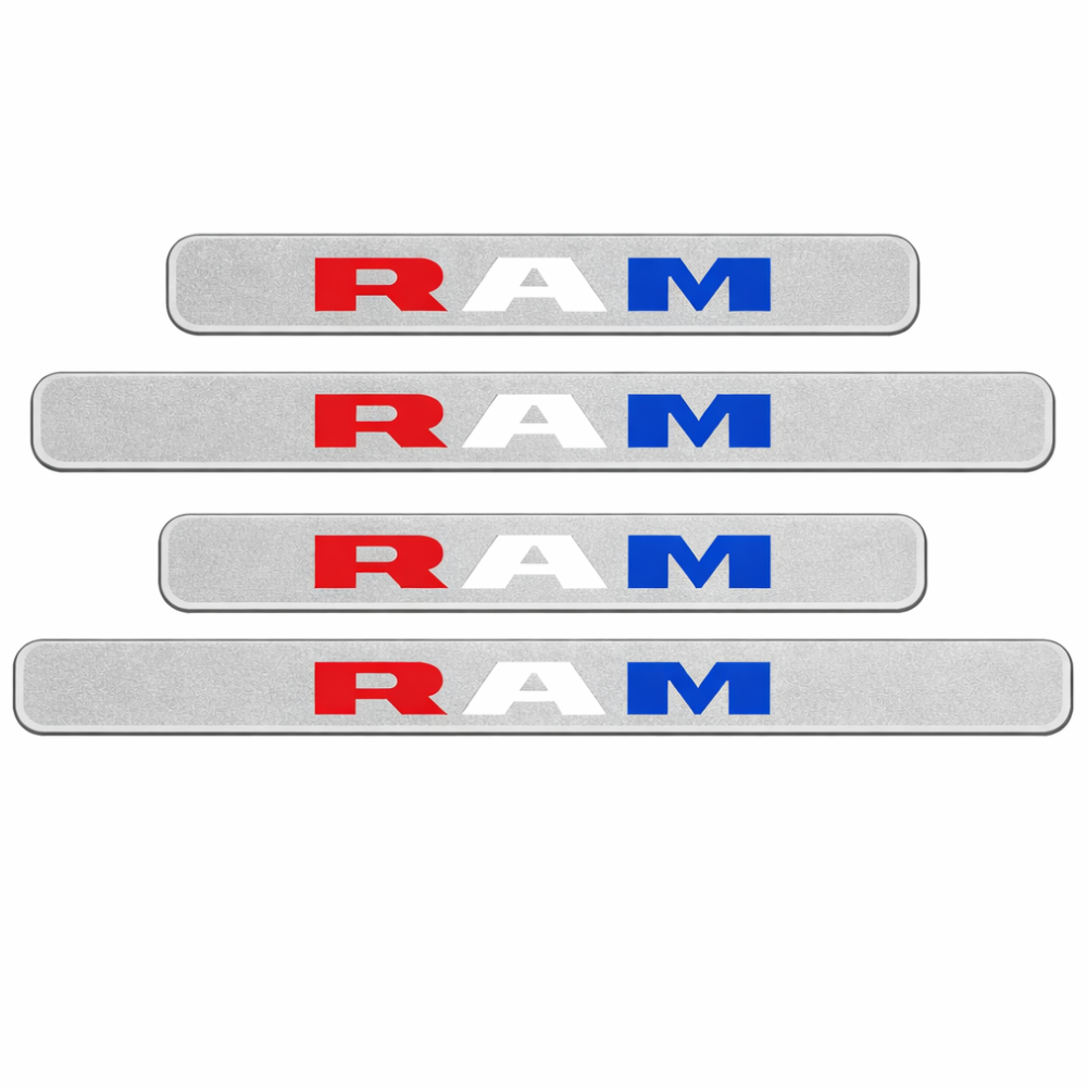 Custom RAM door sill plate set of 4 full view