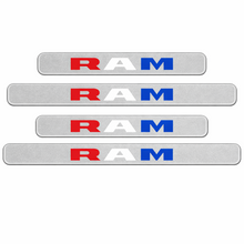 Load image into Gallery viewer, Custom RAM door sill plate set of 4 full view