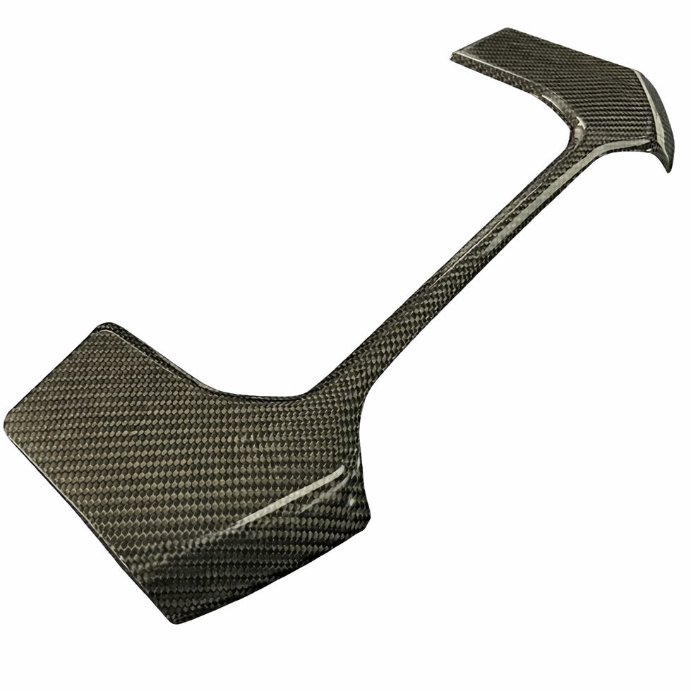 Custom TRX RHO carbon fiber top Uconnect radio trim cover full view