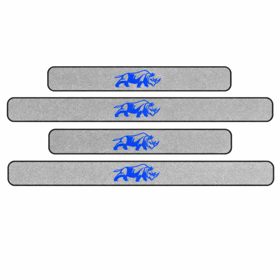 Custom Rhino door sill plate set of 4 full view