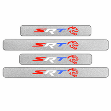 Load image into Gallery viewer, Custom SRT TRX door sill plate set of 4 full view