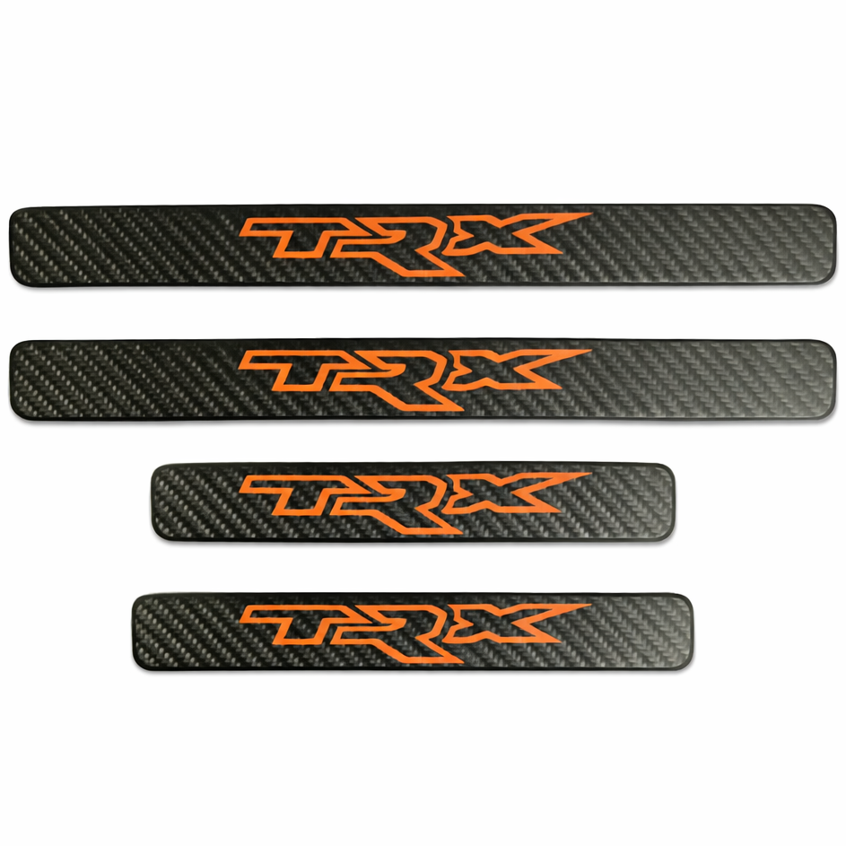 Custom TRX door sill plate set of 4 full view