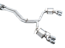 Load image into Gallery viewer, AWE3015-42103-AWE Tuning 19-23 Audi C8 S6/S7 2.9T V6 AWD Touring Edition Exhaust - Chrome Silver Tips-Catback-AWE Tuning