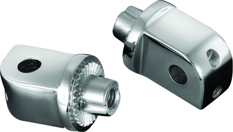 KUR8818-Kuryakyn Splined Peg Adapter Rear Chrome-Footpegs-Kuryakyn