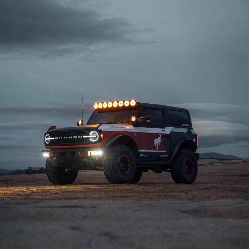 KCL91418-KC HiLiTES Gravity Titan LED Light Bar - 50in. (8-Light)-Light Bars & Cubes-KC HiLiTES