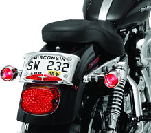 Load image into Gallery viewer, KUR2109-Kuryakyn Deep Dish Bezel With Red Lens Chrome-Light Accessories and Wiring-Kuryakyn