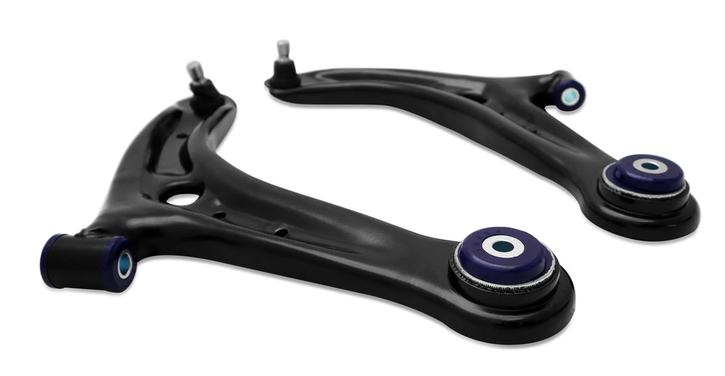 Superpro Superpro 13-17 Ford Fiesta Complete Front Lower Control Arm Kit (Caster Increase)