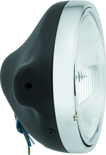 Load image into Gallery viewer, BKM152457-BikeMaster 7in Slim Headlight Side Mount - Black-Headlights-Bike Master