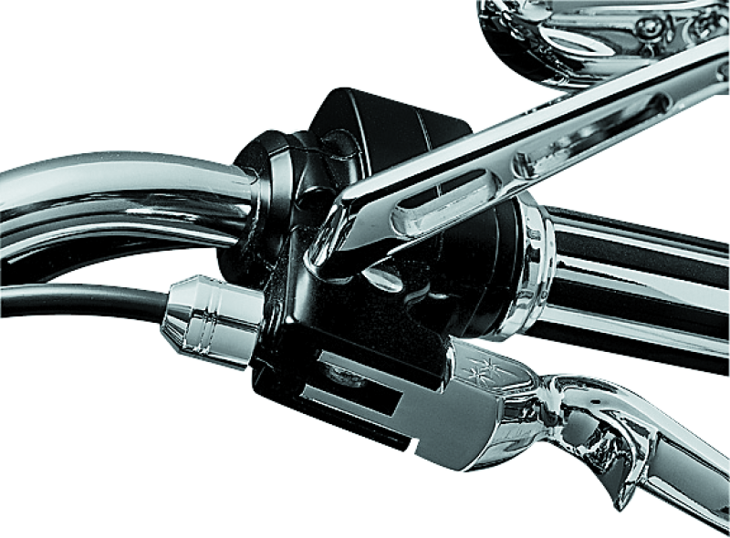 KUR2012-Kuryakyn Clutch Cable Ferrule Cover Chrome-Clutch Lines-Kuryakyn