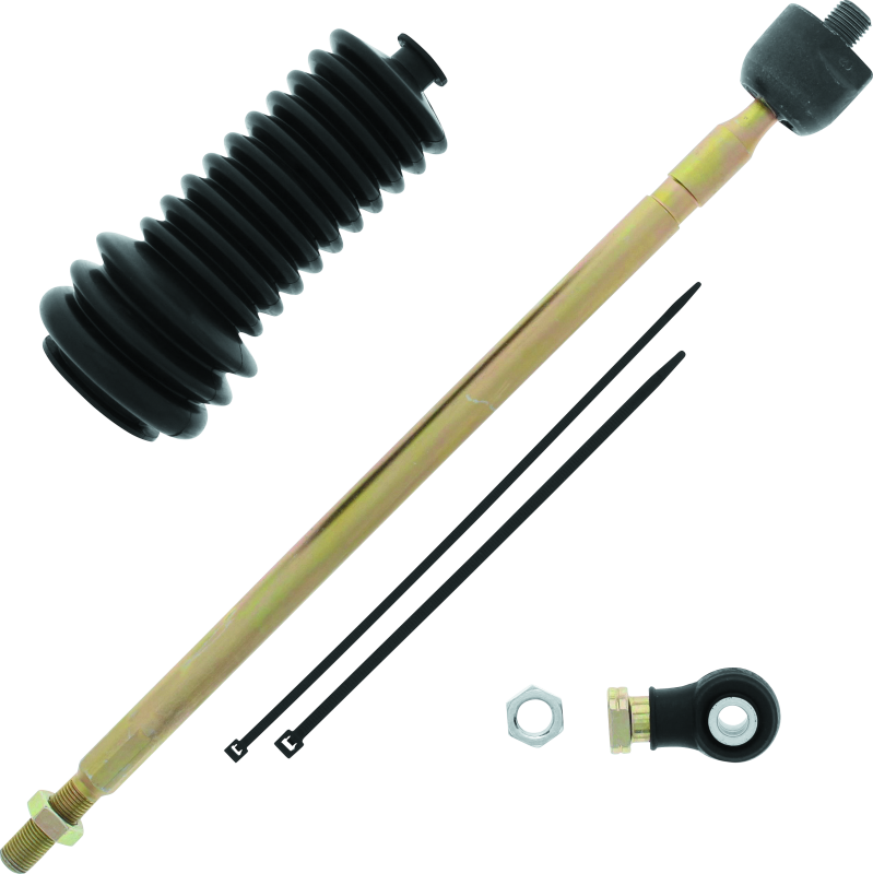 QBS411148-QuadBoss 09-10 Polaris Ranger 500 4x4 (03) Steering Rack Tie Rod Assembly Kit - Right Inner & Outer-Tie Rods-QuadBoss