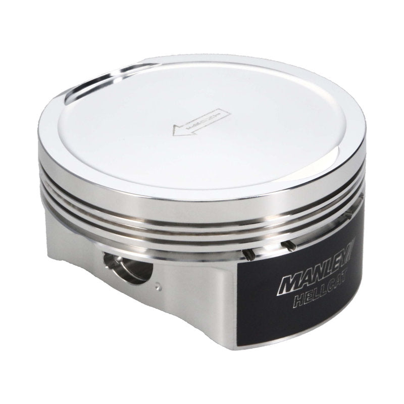 MAN597900C-8-Manley Chrysler 6.2L Hemi Platinum Pistons 4.090in Bore -6.5cc Dish 3.579in stroke-Piston Sets - Forged - 8cyl-Manley Performance