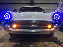 Load image into Gallery viewer, Oracle Pre-Installed Lights 7 IN. Sealed Beam - Blue Halo-Headlights-ORACLE Lighting
