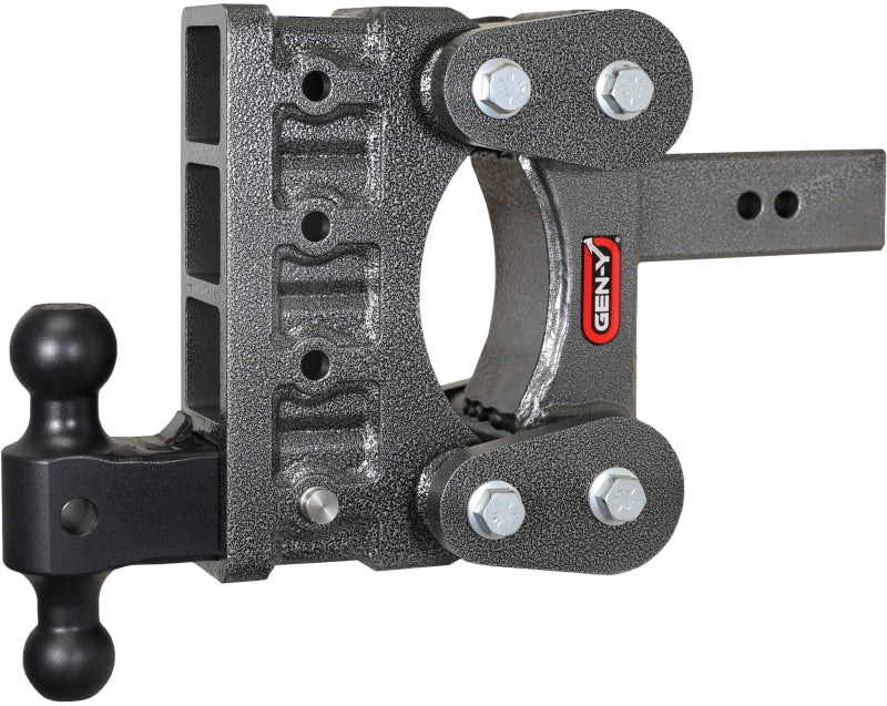 GENGH-1314-Gen-Y The Boss Torsion-Flex 2.5in Shank 6in Drop 2.4K TW 21K Hitch w/GH-061 Dual-Ball-Hitch Receivers-GEN-Y Hitch