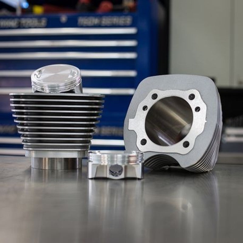 S&S Cycle 99-06 BT Models 100in Sidewinder Big Bore Kit - Silver-Piston Sets - Powersports-S&S Cycle